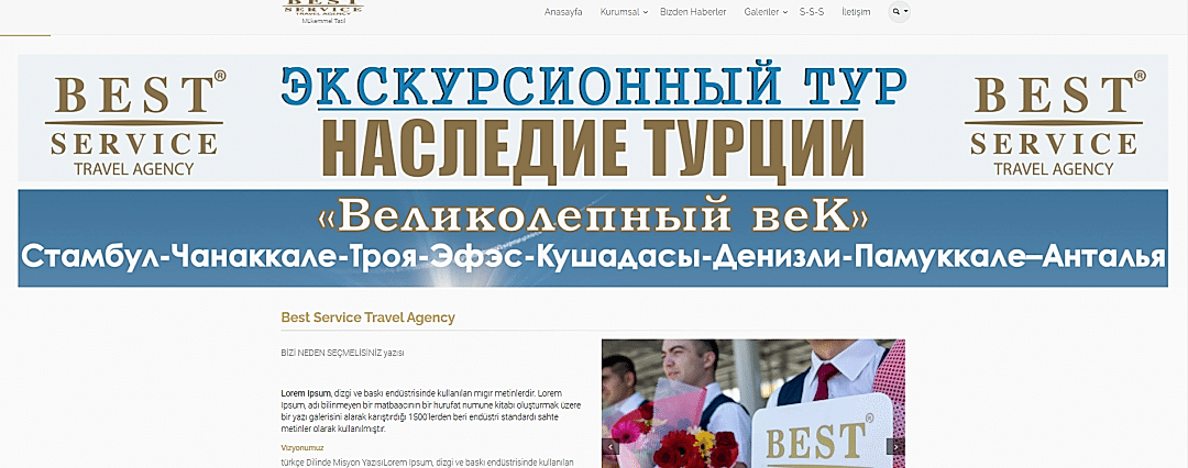 Best Servis Turizm Şirketi Sitesi