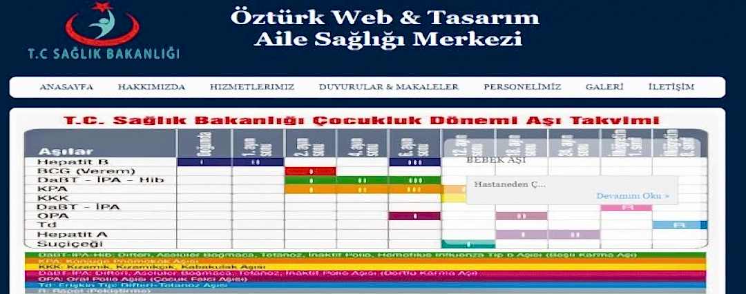 A.S.M Aile Sağlığı Merkezi Sitesi